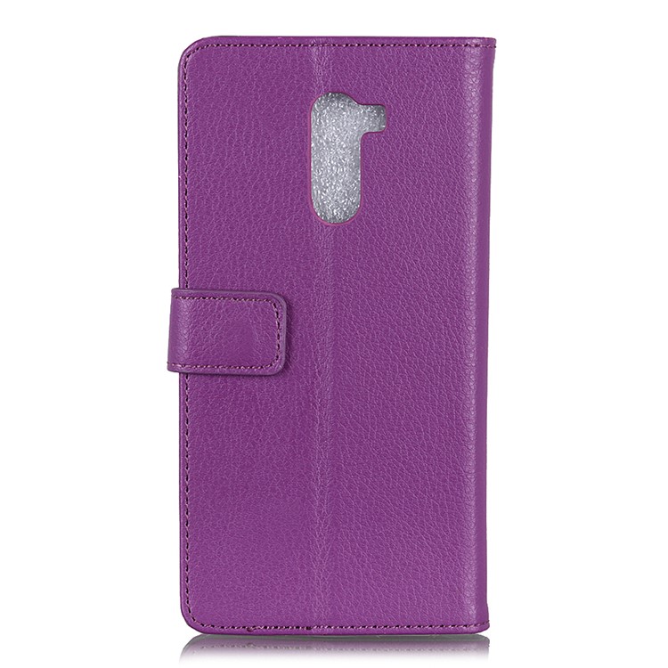 Litchi Skin Magnetic Leather Stand Case for Xiaomi Pocophone F1 / Poco F1 in India - Purple-3
