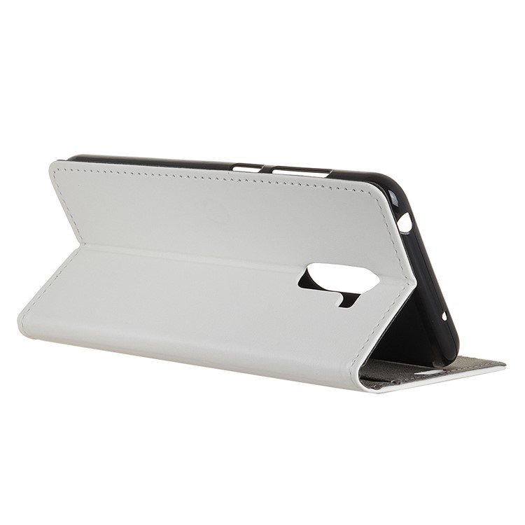 Wallet Leather Stand Cover for Xiaomi Pocophone F1 / Poco F1 in India - White-5