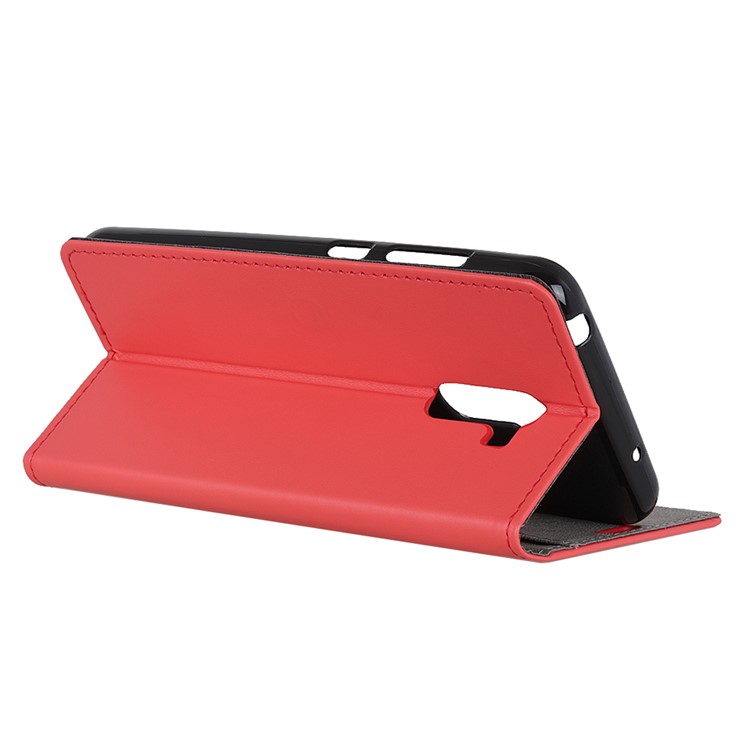 Wallet Leather Stand Phone Case for Xiaomi Pocophone F1 / Poco F1 in India - Red-5