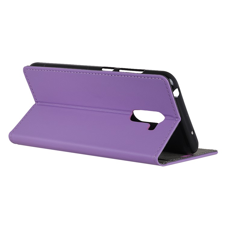 Wallet Leather Case with Stand for Xiaomi Pocophone F1 / Poco F1 in India - Purple-5