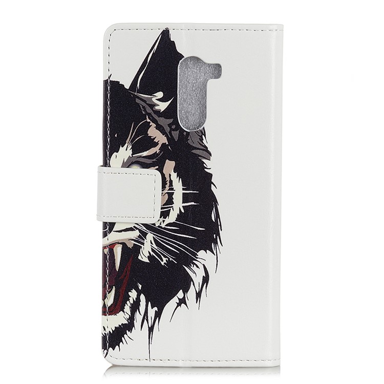 For Xiaomi Pocophone F1 / Poco F1 (India) Patterned PU Leather Cover (Wallet and Stand) - Tiger Pattern-3