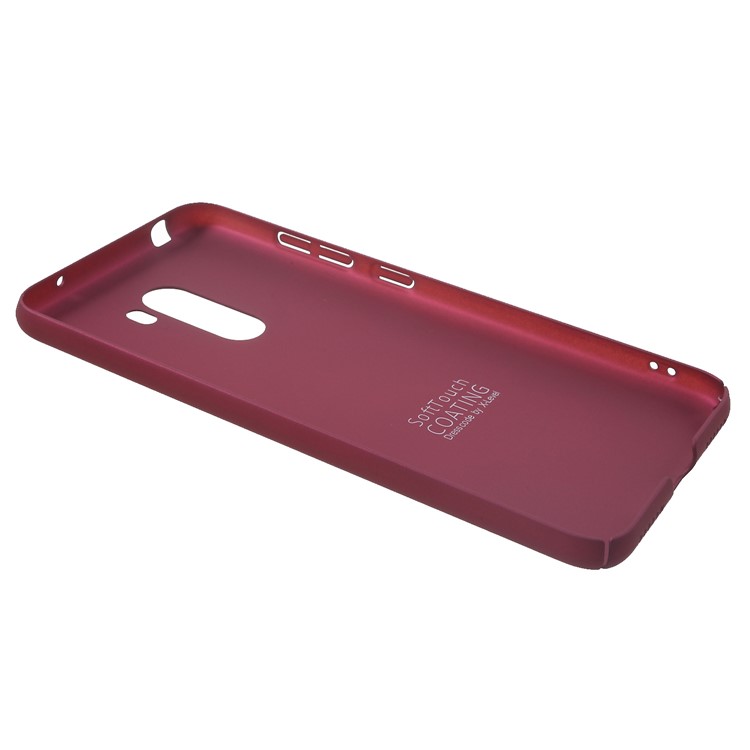 X-LEVEL Knight Series Matte PC Case for Xiaomi Pocophone F1 Poco F1 (India) - Wine Red-3
