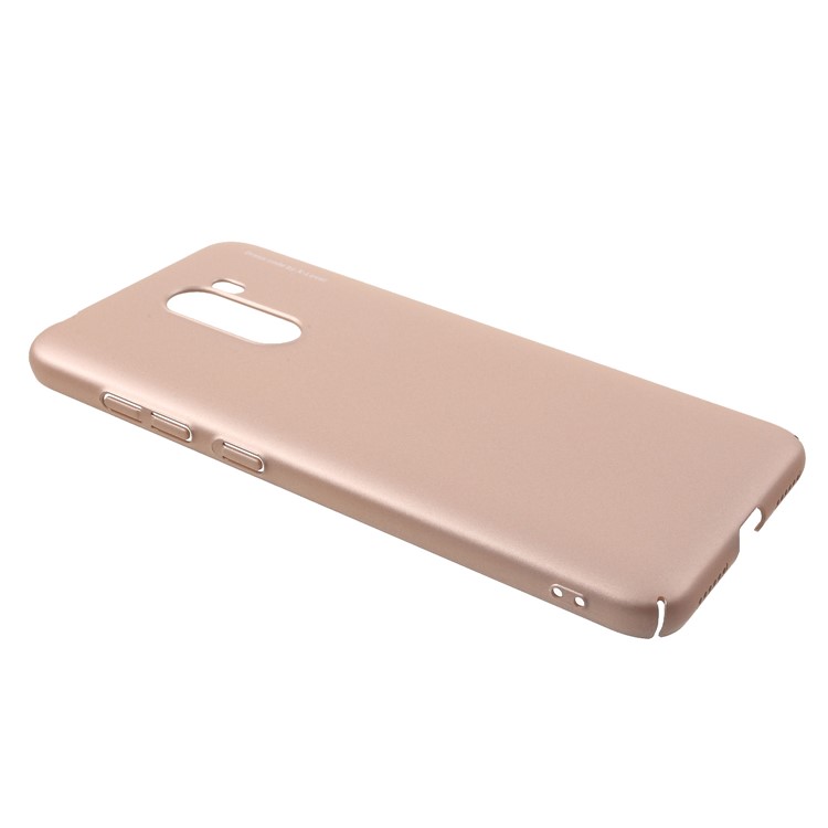 X-LEVEL Knight Series Matte PC Cover Shell for Xiaomi Pocophone F1 Poco F1 (India) - Gold-2