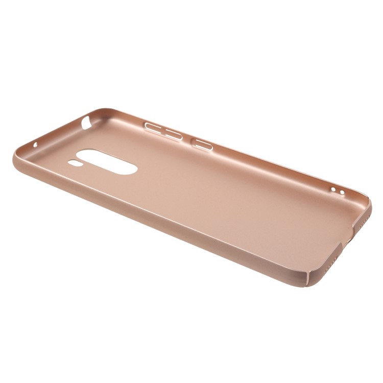 X-LEVEL Knight Series Matte PC Cover Shell for Xiaomi Pocophone F1 Poco F1 (India) - Gold-3