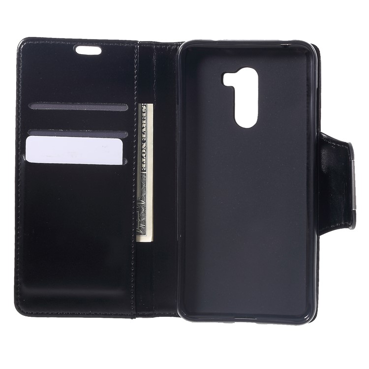 Flip Wallet PU Leather Stand Cover for Xiaomi Pocophone F1 / Poco F1 (India) - Black-5