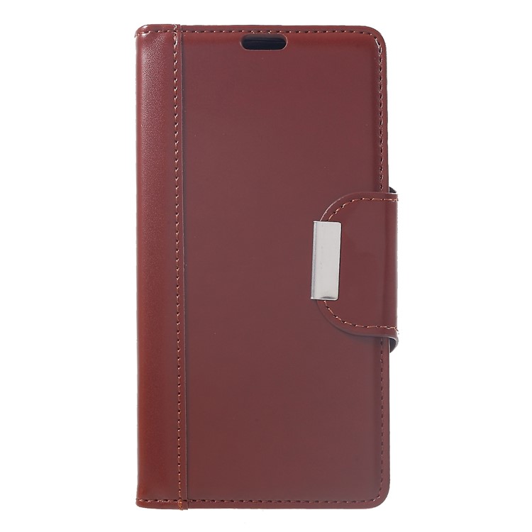 Flip Wallet PU Leather Stand Casing for Xiaomi Pocophone F1 / Poco F1 (India) - Brown-1