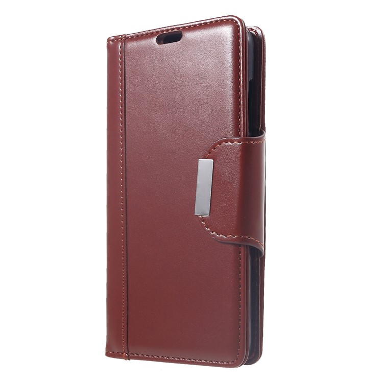 Flip Wallet PU Leather Stand Casing for Xiaomi Pocophone F1 / Poco F1 (India) - Brown-3