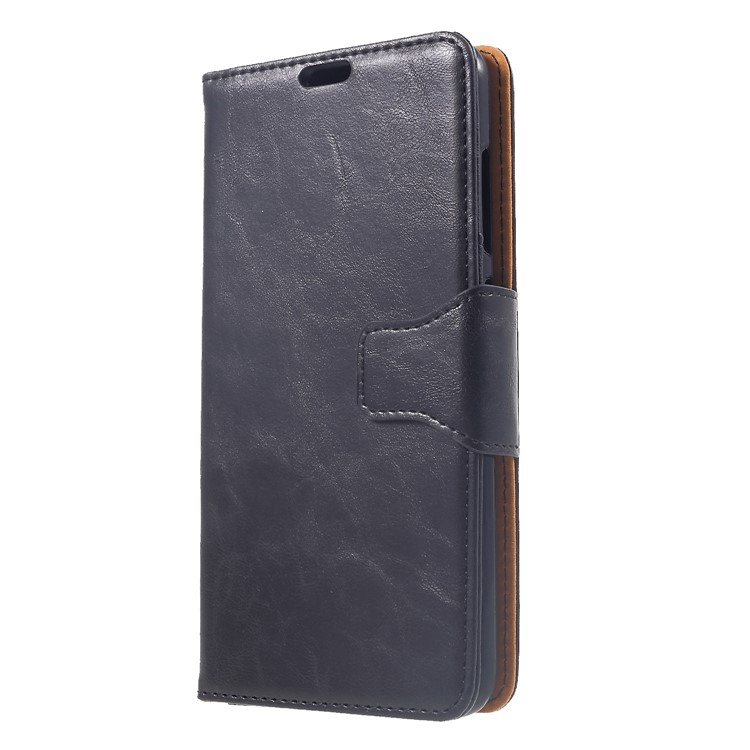 For Xiaomi Pocophone F1 / Poco F1 (India) Crazy Horse Wallet Stand Split Leather Case with Card Holders - Black-3