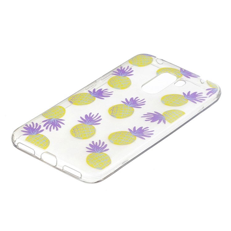 Pattern Printing Soft TPU Phone Cover Accessory for Xiaomi Pocophone F1 / Poco F1 (India) - Pineapple-2