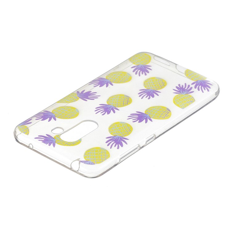 Pattern Printing Soft TPU Phone Cover Accessory for Xiaomi Pocophone F1 / Poco F1 (India) - Pineapple-3