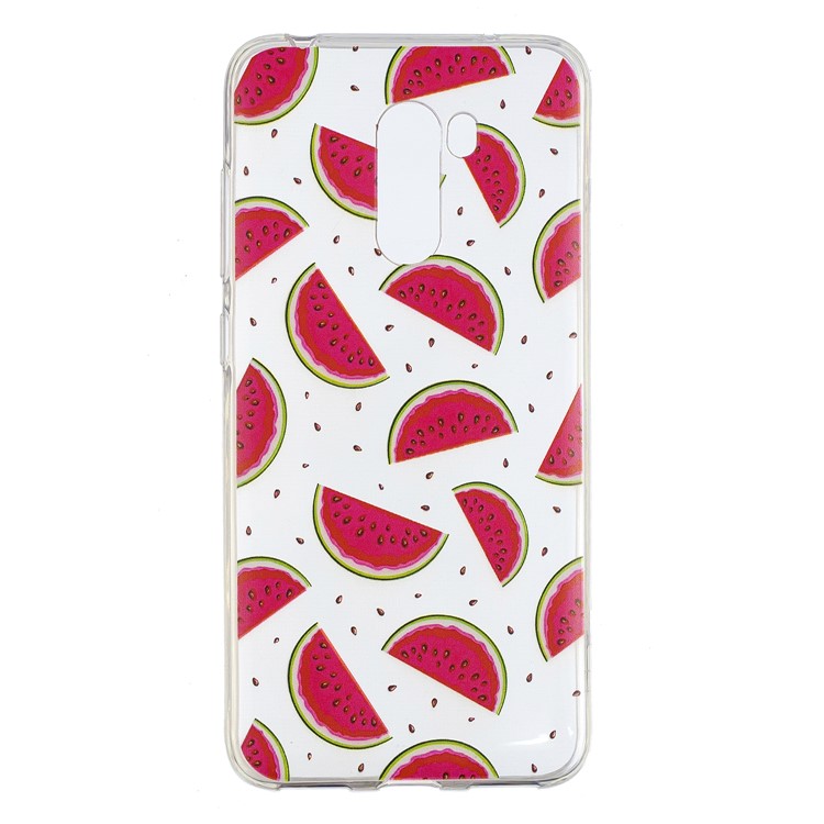 Pattern Printing Soft TPU Back Casing for Xiaomi Pocophone F1 / Poco F1 (India) - Watermelon-1