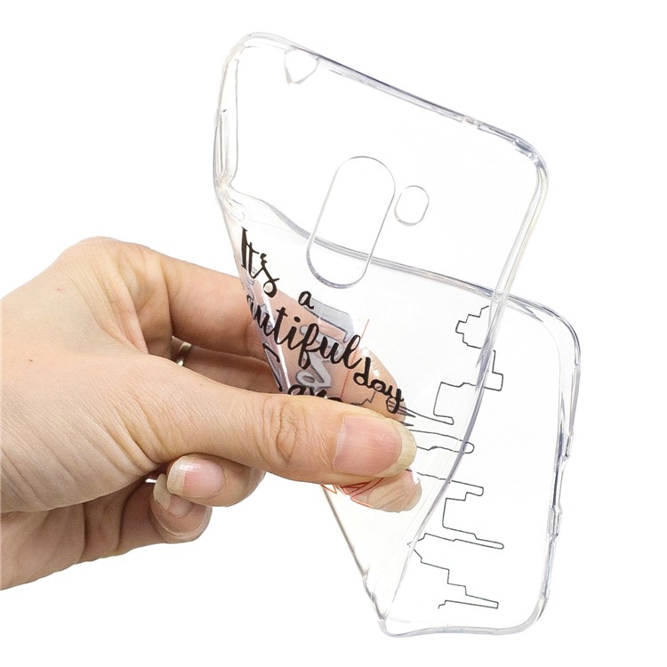 Pattern Printing Soft TPU Case Cover for Xiaomi Pocophone F1 / Poco F1 (India) - Life Quote-4