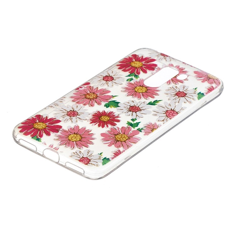 Pattern Printing Soft TPU Gel Lightweight Back Phone Cover for Xiaomi Pocophone F1 / Poco F1 (India) - Daisy-2