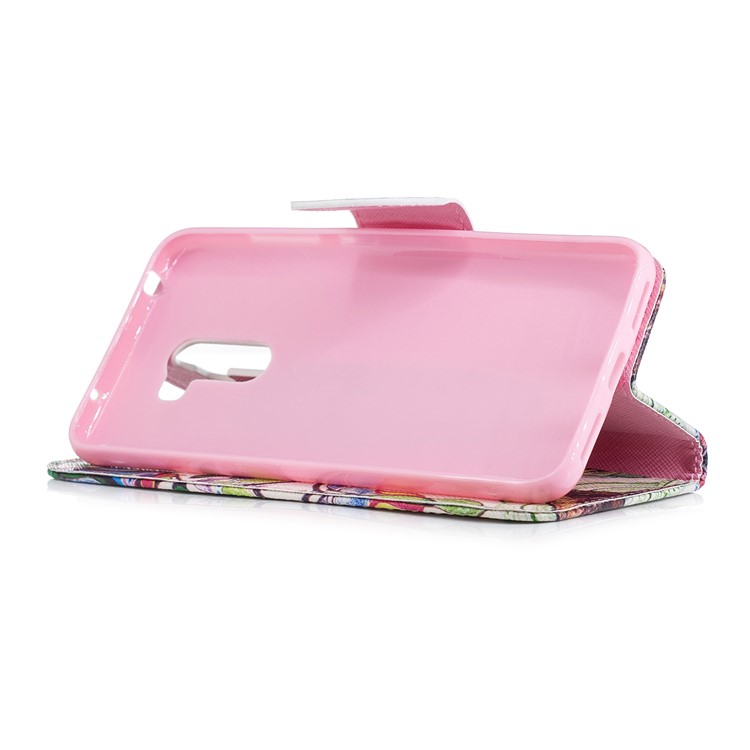 Pattern Printing PU Leather Protection Cell Phone Case for Xiaomi Pocophone F1 / Poco F1 - Colorized Tree-5
