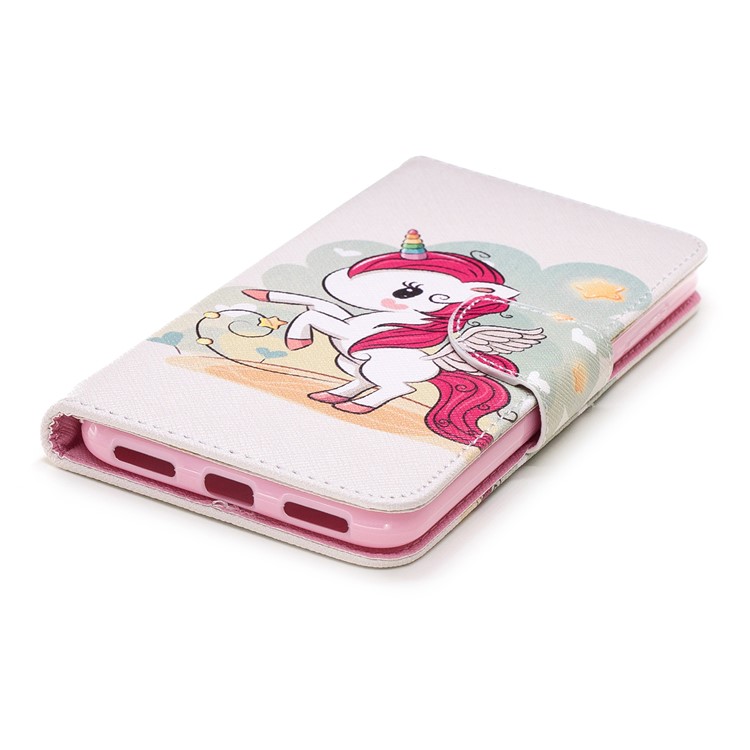 Pattern Printing Leather Wallet Case for Xiaomi Pocophone F1 / Poco F1 in India - Unicorn Pattern-6