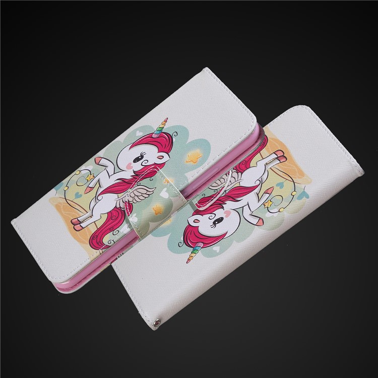 Pattern Printing Leather Wallet Case for Xiaomi Pocophone F1 / Poco F1 in India - Unicorn Pattern-9