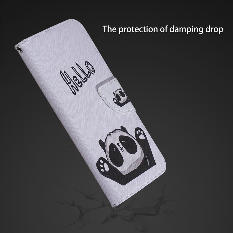 Pattern Printing Wallet Leather Stand Case for Xiaomi Pocophone F1 / Poco F1 in India - Cute Panda-12