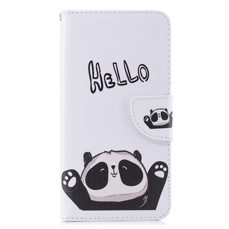Pattern Printing Wallet Leather Stand Case for Xiaomi Pocophone F1 / Poco F1 in India - Cute Panda-2