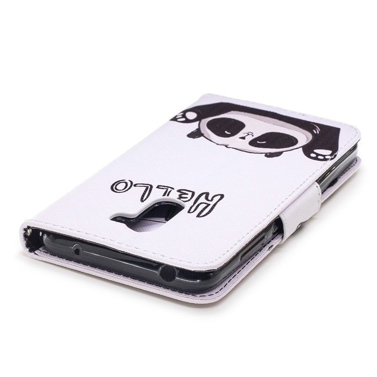 Pattern Printing Wallet Leather Stand Case for Xiaomi Pocophone F1 / Poco F1 in India - Cute Panda-7