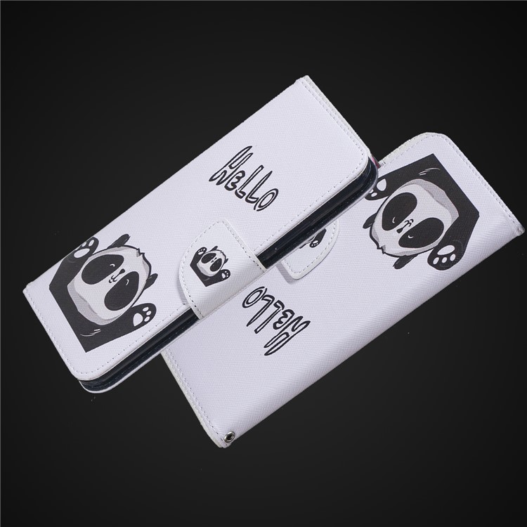 Pattern Printing Wallet Leather Stand Case for Xiaomi Pocophone F1 / Poco F1 in India - Cute Panda-9