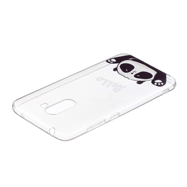 Pattern Printing Soft TPU Cover for Xiaomi Pocophone F1 / Poco F1 (India) - Hello-4