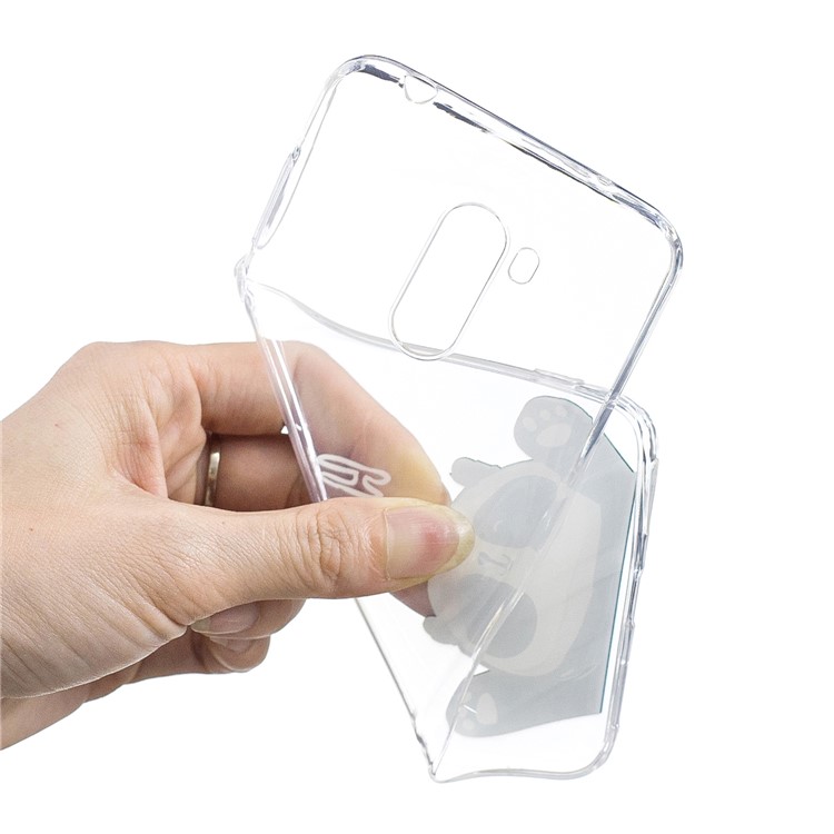 Pattern Printing Soft TPU Cover for Xiaomi Pocophone F1 / Poco F1 (India) - Hello-5