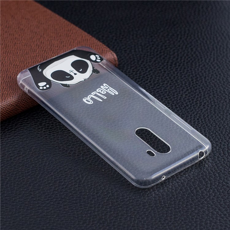 Pattern Printing Soft TPU Cover for Xiaomi Pocophone F1 / Poco F1 (India) - Hello-7