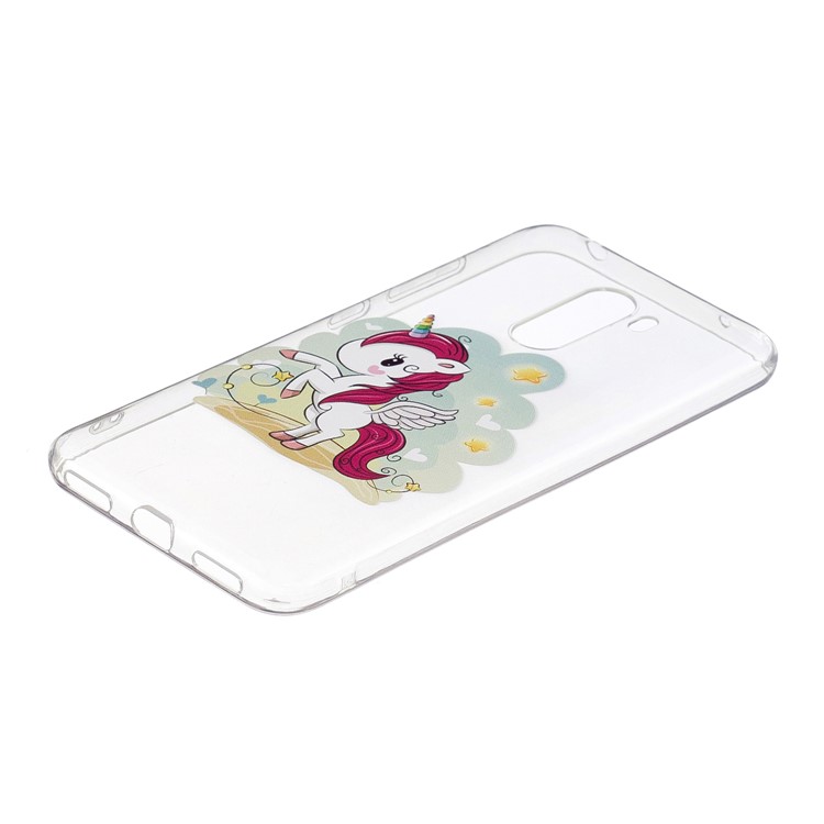 Pattern Printing Soft TPU Casing for Xiaomi Pocophone F1 / Poco F1 (India) - Unicorn-3
