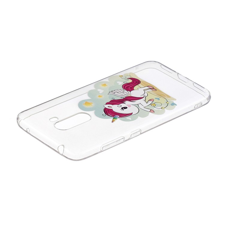 Pattern Printing Soft TPU Casing for Xiaomi Pocophone F1 / Poco F1 (India) - Unicorn-4
