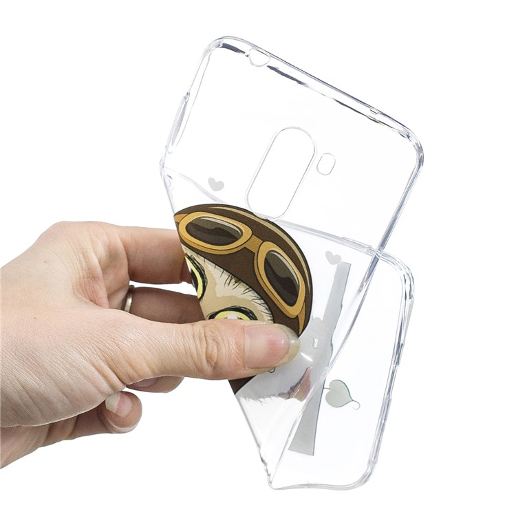 Pattern Printing Soft TPU Back Case for Xiaomi Pocophone F1 / Poco F1 (India) - Cute Owl-5