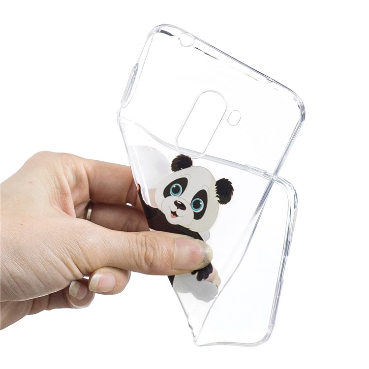 Pattern Printing Soft TPU Back Shell for Xiaomi Pocophone F1 / Poco F1 (India) - Panda Plays Football-5
