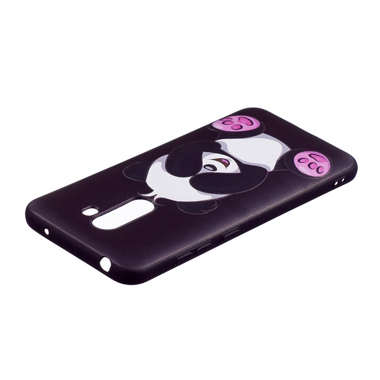 Pattern Printing Embossment Soft TPU Cover for Xiaomi Pocophone F1 / Poco F1 (India) - Cute Panda-4