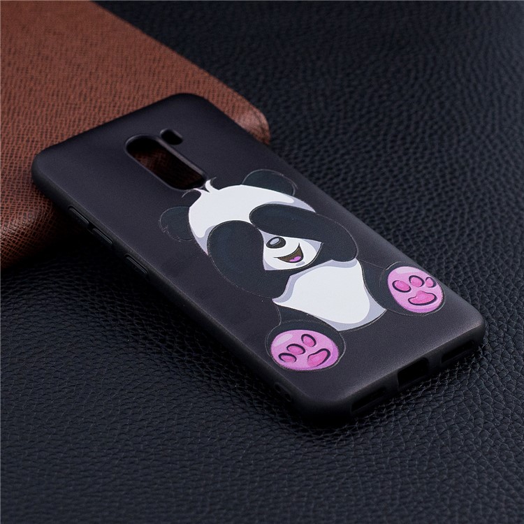 Pattern Printing Embossment Soft TPU Cover for Xiaomi Pocophone F1 / Poco F1 (India) - Cute Panda-6
