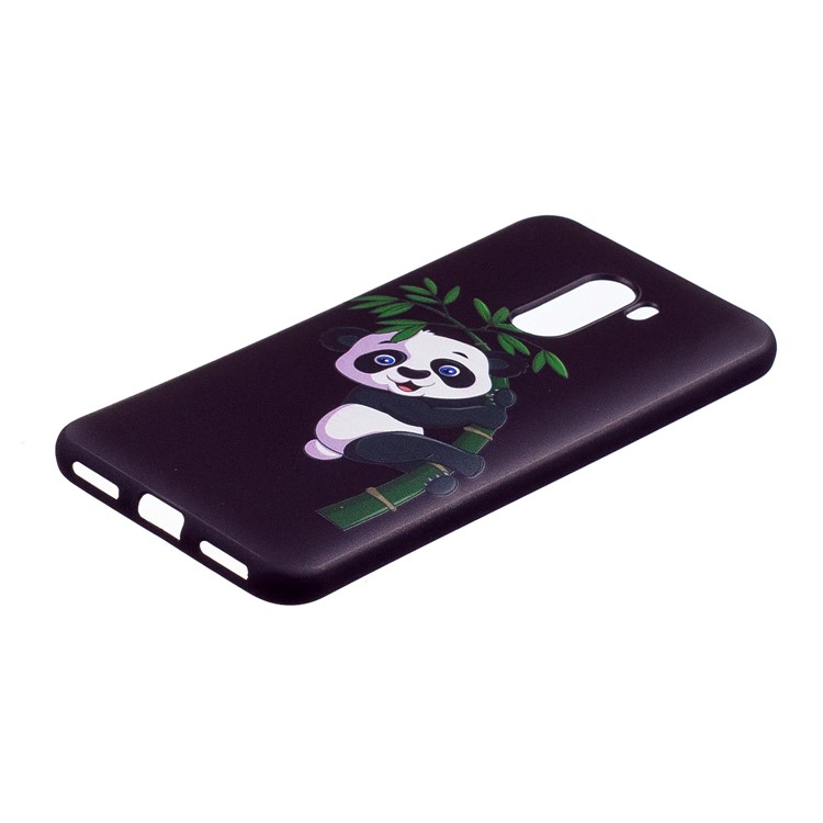 Pattern Printing Embossment Soft TPU Casing for Xiaomi Pocophone F1 / Poco F1 (India) - Panda Pattern-3