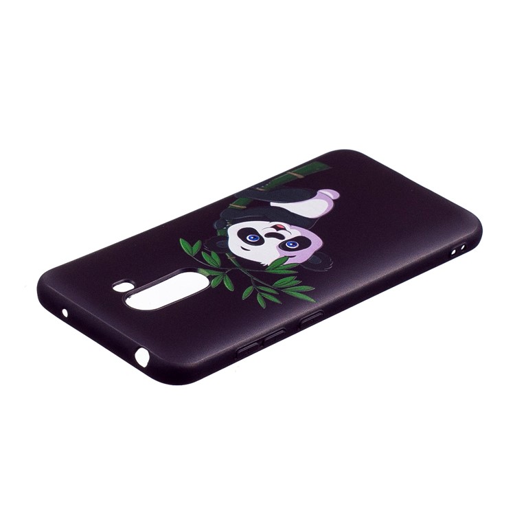 Pattern Printing Embossment Soft TPU Casing for Xiaomi Pocophone F1 / Poco F1 (India) - Panda Pattern-4