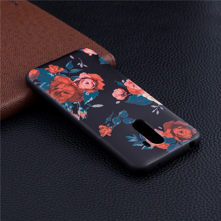 Pattern Printing Embossment Soft TPU Back Case for Xiaomi Pocophone F1 / Poco F1 (India) - Vivid Flowers-7