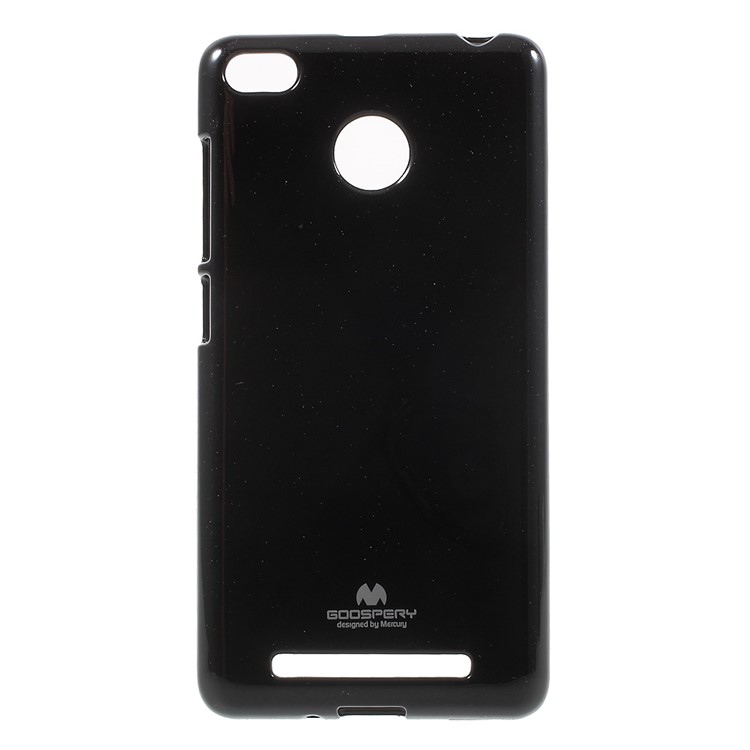 MERCURY GOOSPERY for Xiaomi Redmi 3s Glitter Powder Gel TPU Case - Black-1