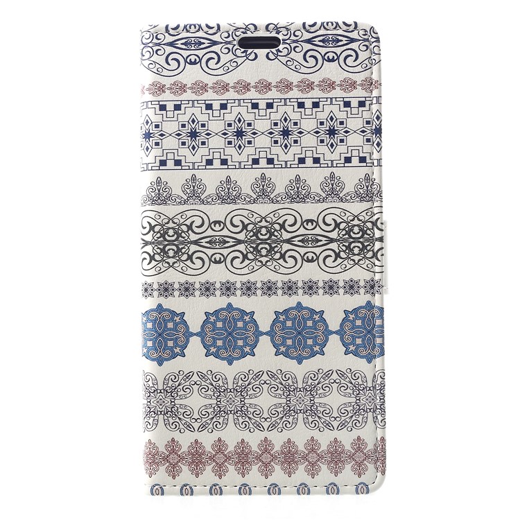 Pattern Printing Wallet Stand Leather Phone Cover for Xiaomi Pocophone F1 / Poco F1 (India) - Ethnic Pattern-1