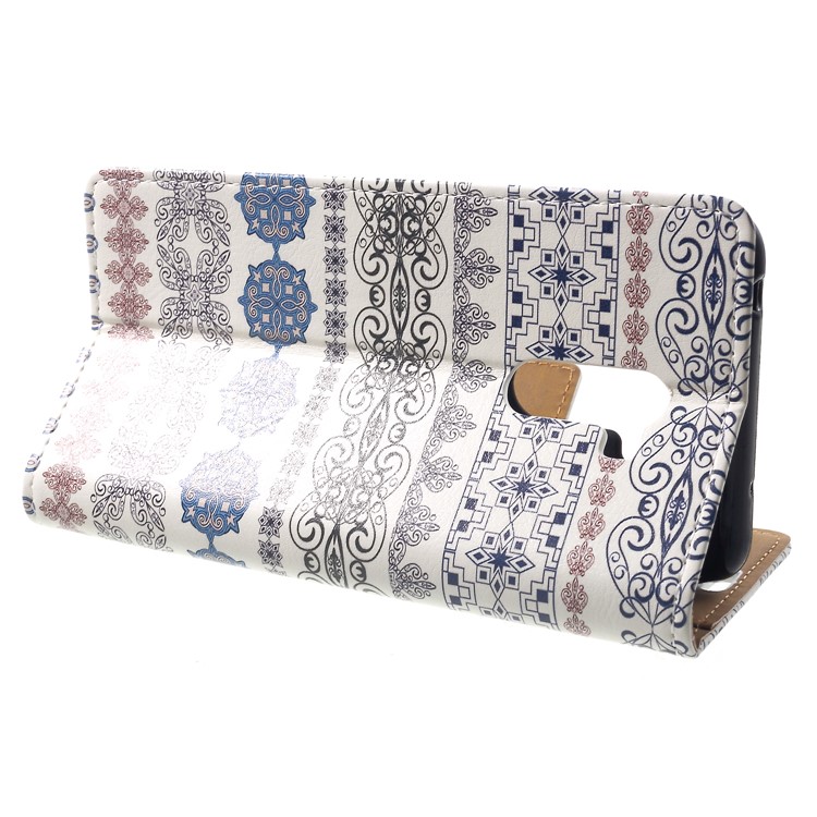 Pattern Printing Wallet Stand Leather Phone Cover for Xiaomi Pocophone F1 / Poco F1 (India) - Ethnic Pattern-4