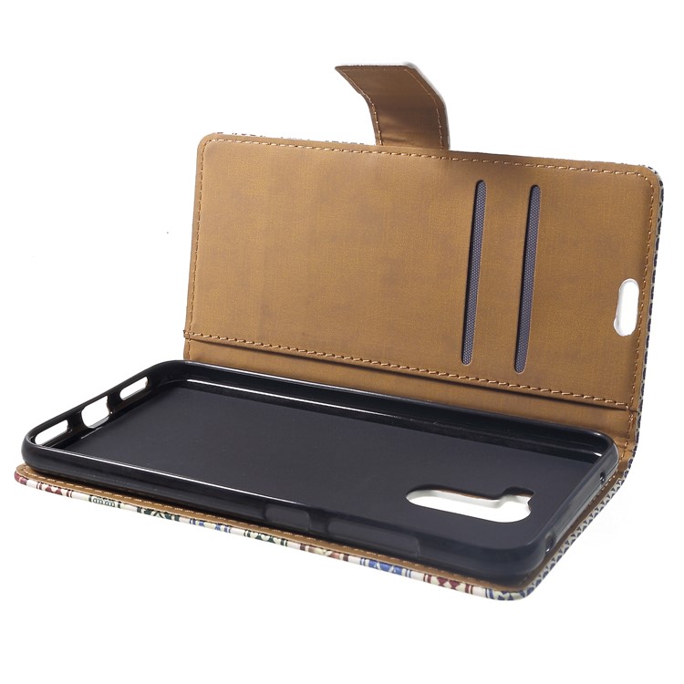 Pattern Printing Wallet Stand Leather Mobile Phone Case for Xiaomi Pocophone F1 / Poco F1 (India) - Bohemian Pattern-5
