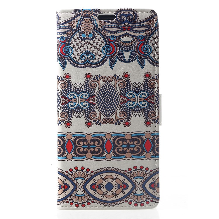 Pattern Printing Wallet Stand Leather Mobile Phone Shell for Xiaomi Pocophone F1 / Poco F1 (India) - Arabic Floral Pattern-1