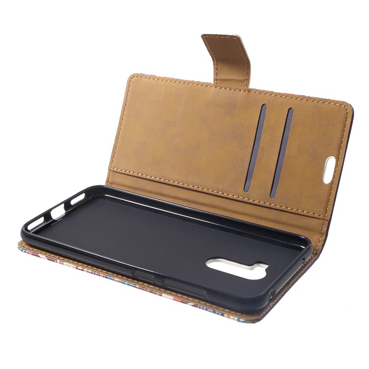 Pattern Printing Wallet Stand Leather Protective Case for Xiaomi Pocophone F1 / Poco F1 (India) - Tribal Geometric Figure-5