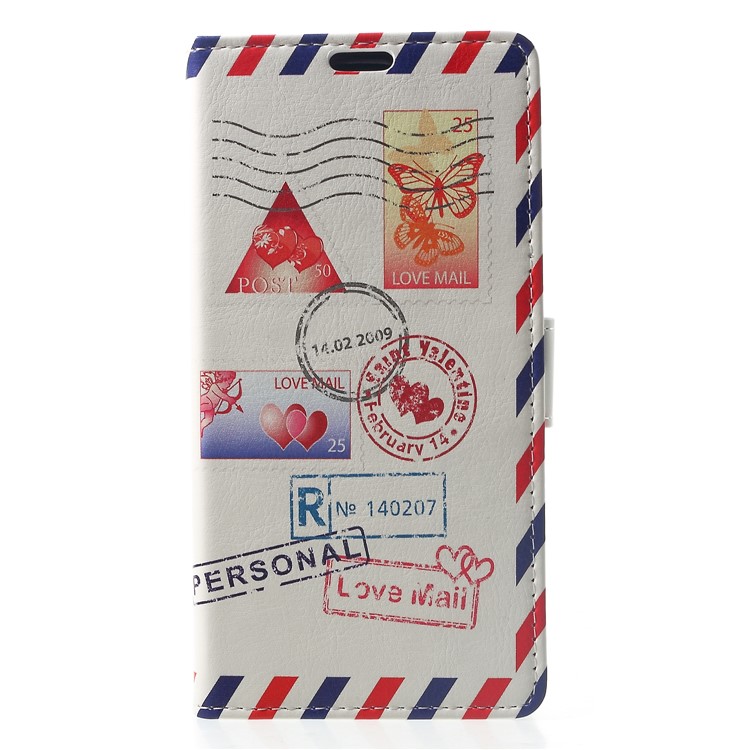 Pattern Printing Wallet Stand Leather Protective Shell for Xiaomi Pocophone F1 / Poco F1 (India) - Personal Love Mail-1