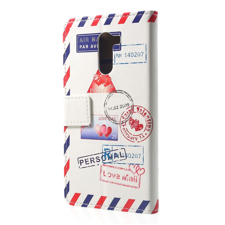 Pattern Printing Wallet Stand Leather Protective Shell for Xiaomi Pocophone F1 / Poco F1 (India) - Personal Love Mail-2