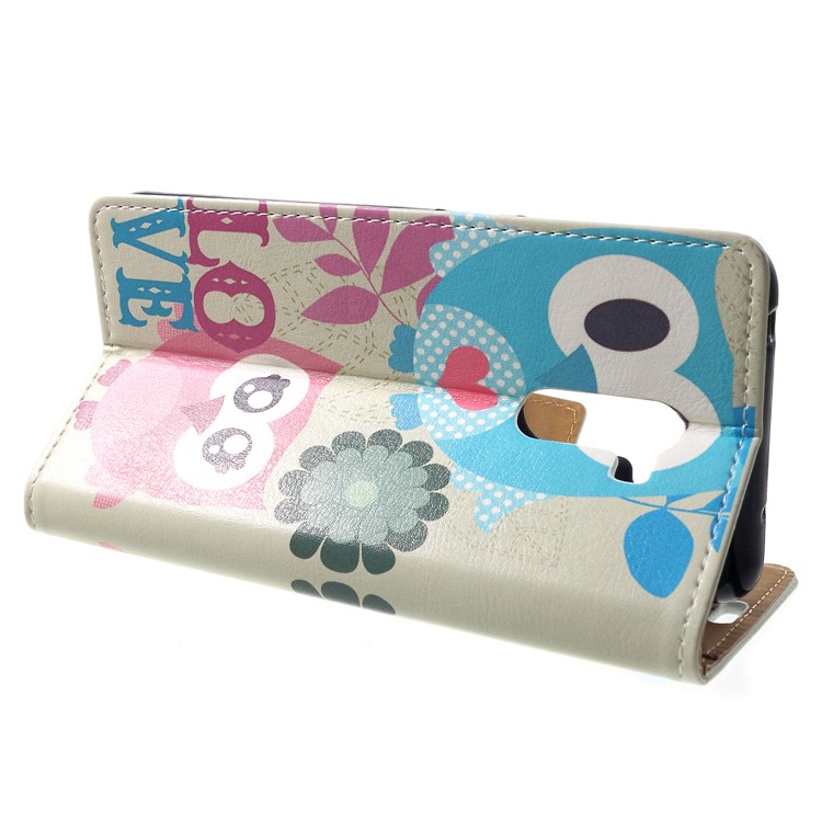 Pattern Printing Wallet Stand Leather Protection Case for Xiaomi Pocophone F1 / Poco F1 (India) - Owl Lovers-4