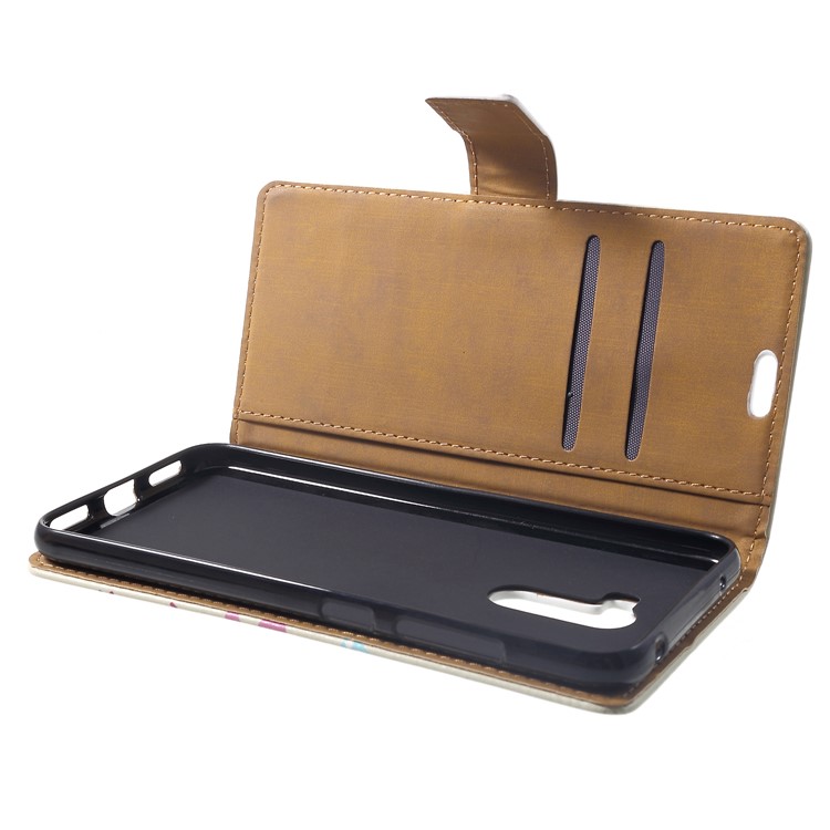 Pattern Printing Wallet Stand Leather Protection Case for Xiaomi Pocophone F1 / Poco F1 (India) - Owl Lovers-5