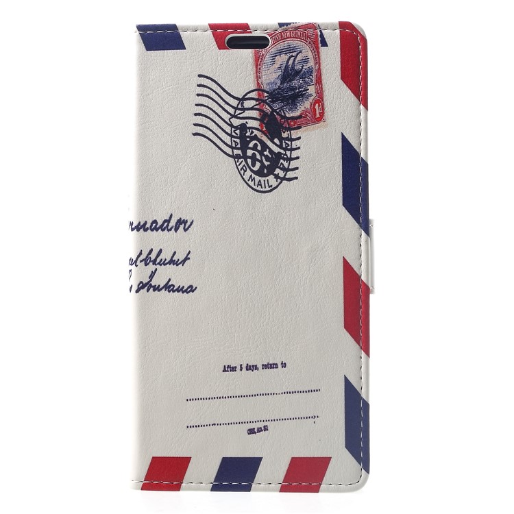 Pattern Printing Wallet Stand Leather Case Protector for Xiaomi Pocophone F1 / Poco F1 (India) - Retro Envelope-1