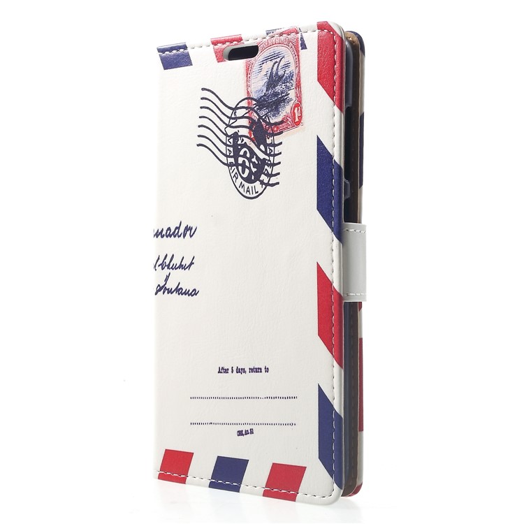 Pattern Printing Wallet Stand Leather Case Protector for Xiaomi Pocophone F1 / Poco F1 (India) - Retro Envelope-3