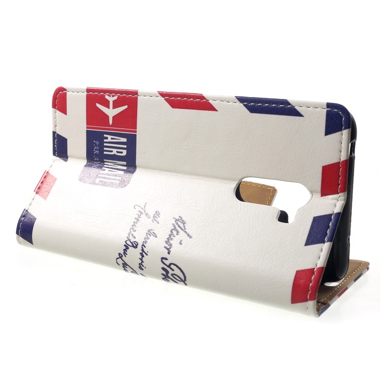 Pattern Printing Wallet Stand Leather Case Protector for Xiaomi Pocophone F1 / Poco F1 (India) - Retro Envelope-4