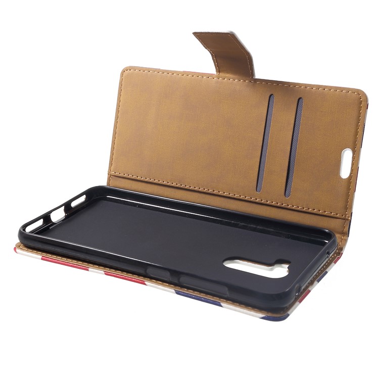 Pattern Printing Wallet Stand Leather Case Protector for Xiaomi Pocophone F1 / Poco F1 (India) - Retro Envelope-5